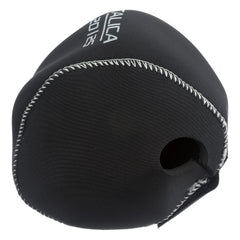 SHIMANO TALICA reel cover closeup shows soft neoprene texture.