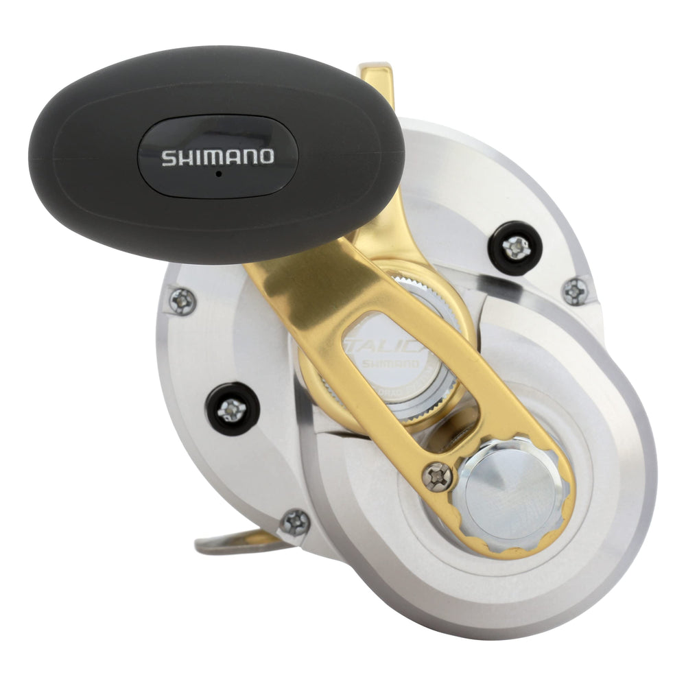 SHIMANO Talica TAC12 reel on boat demonstrates offshore trolling potential