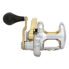SHIMANO Talica TAC12 reel spool closeup emphasizing smooth line release