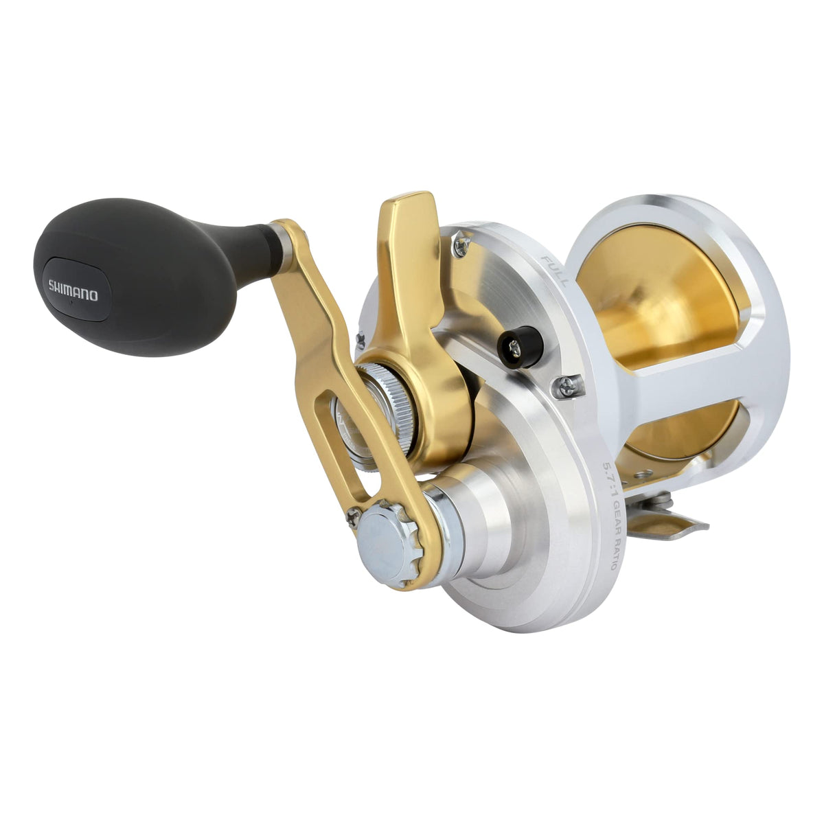 SHIMANO Talica TAC16 HAGANE body detail emphasizes rugged durability for saltwater use.