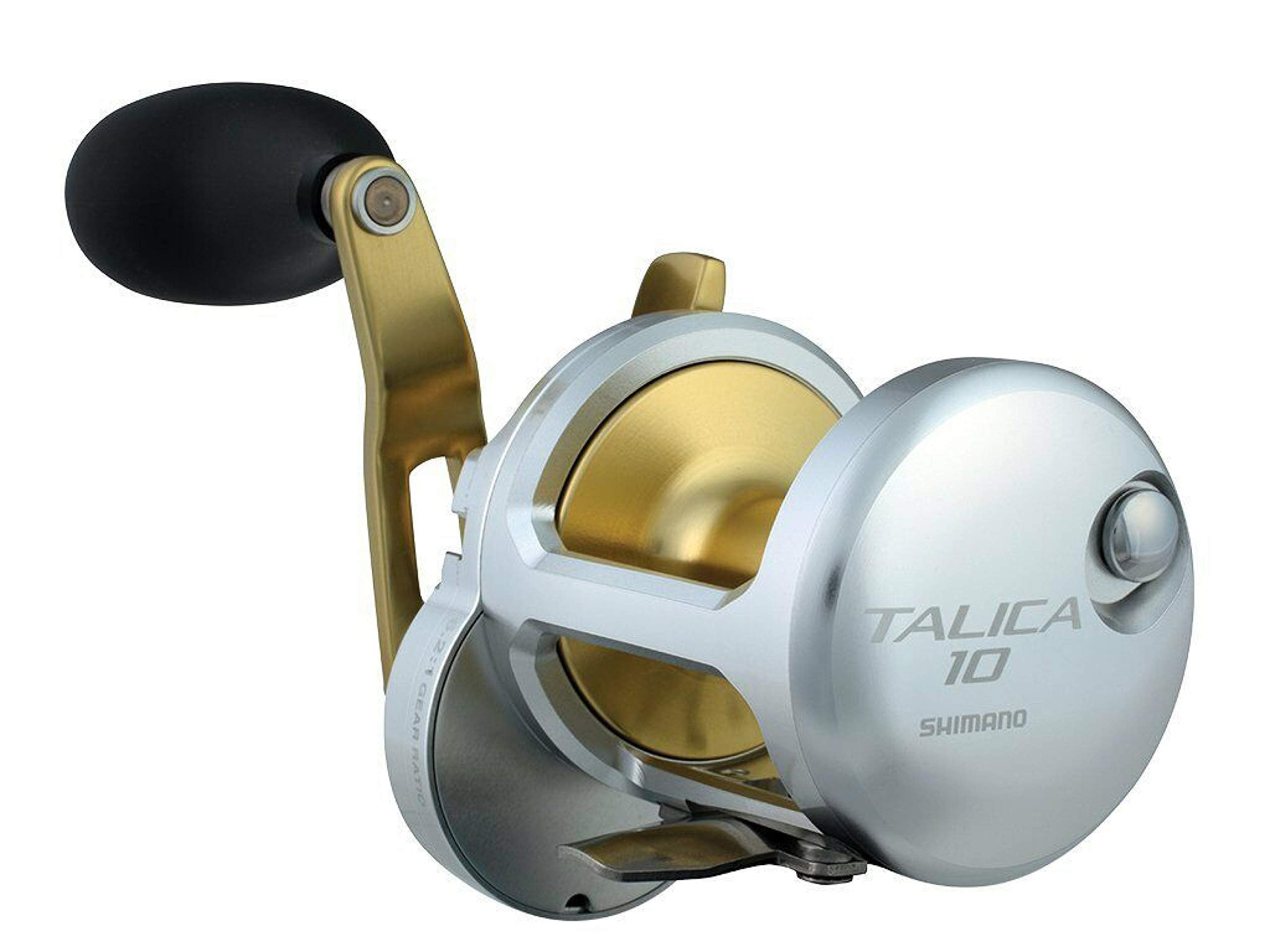 SHIMANO Talica TAC8 reel drag system demonstrating smooth cross carbon drag.