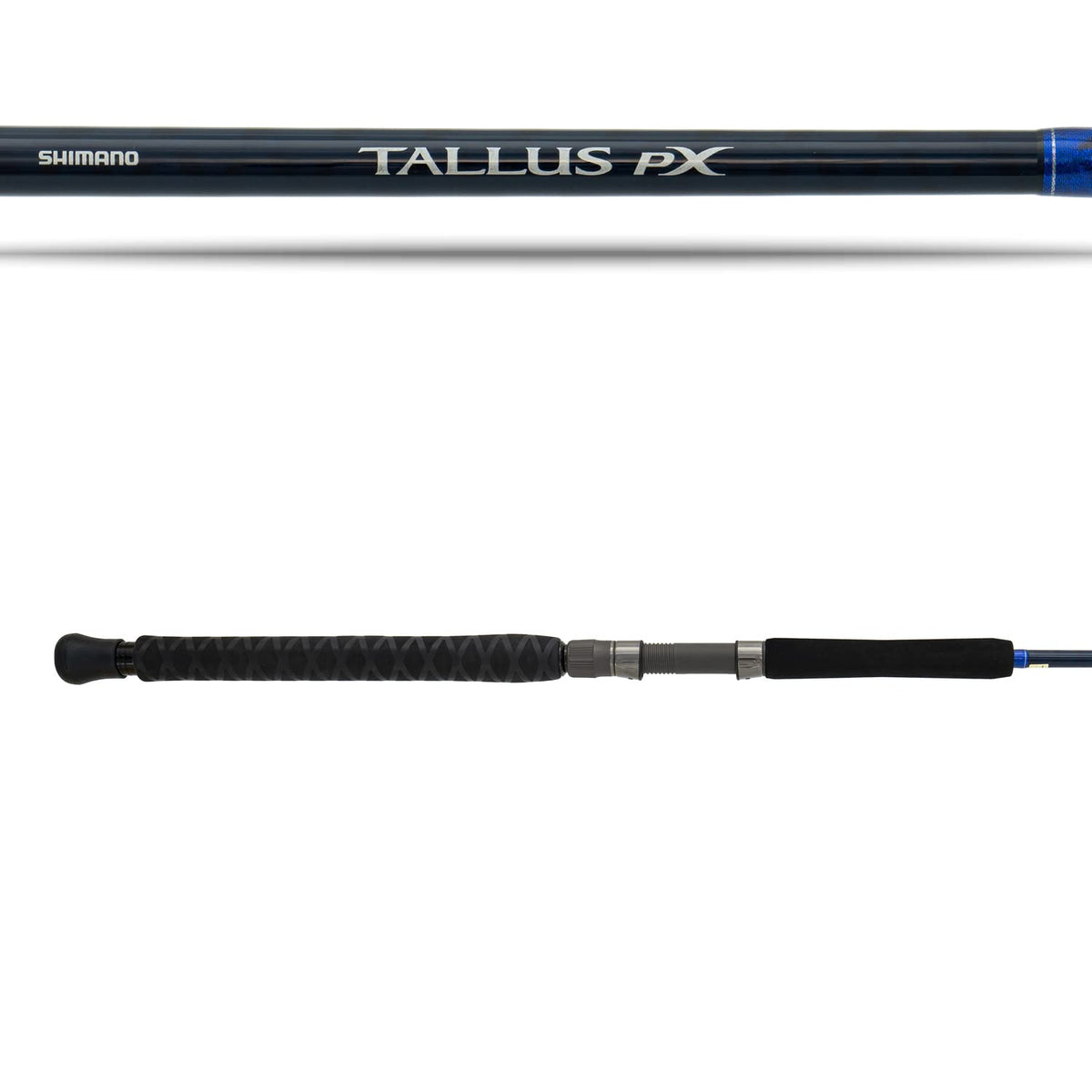 SHIMANO TALLUS PX SPN 72XH side view shows rugged construction for demanding setups