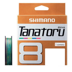 Shimano Tanatoru 8 Multicolor braided PE line - 300m length, size 1.5