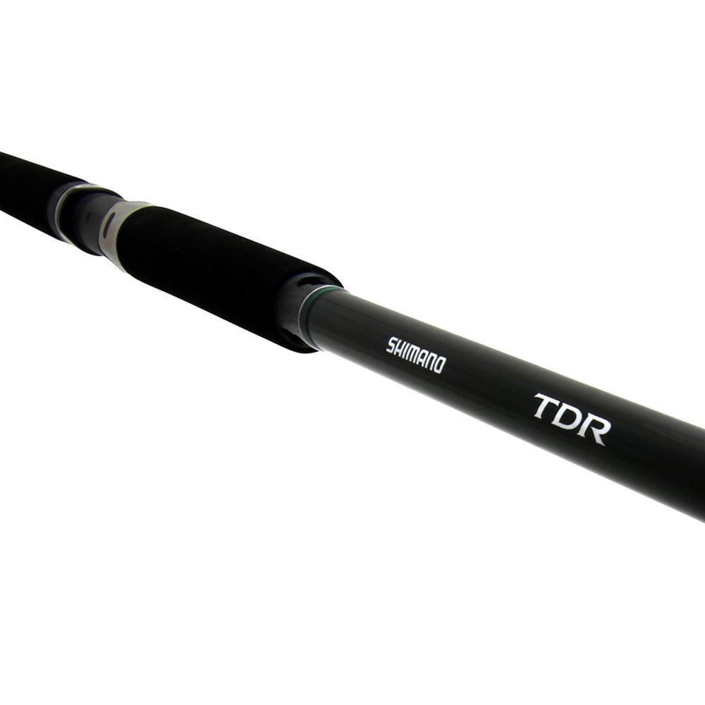 Shimano TDR Downrigger guide assembly highlights durable aluminum oxide guides for smooth line control.