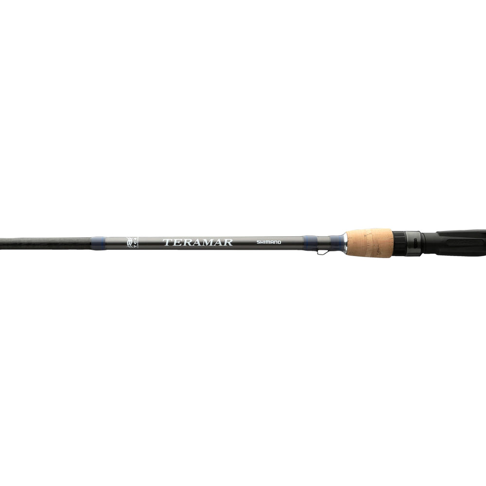 SHIMANO TERAMAR SE 66 MHST B cork grips demonstrate comfortable handling