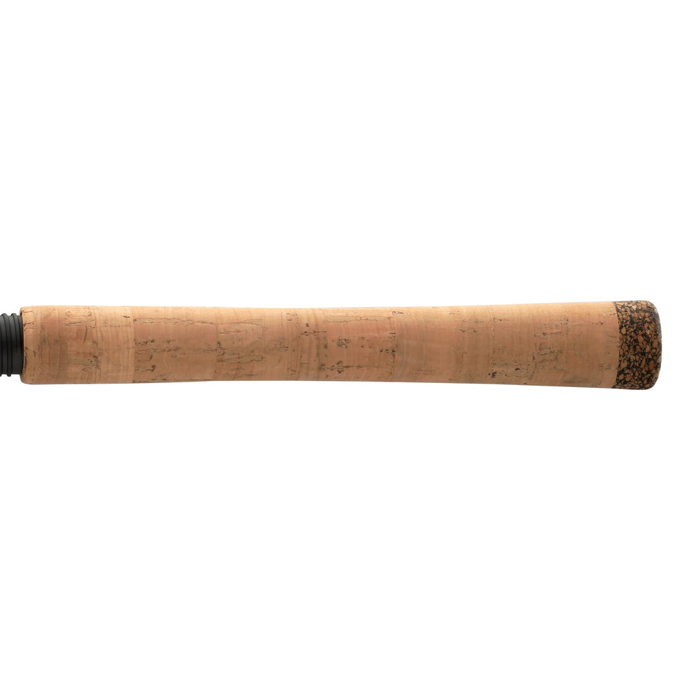 SHIMANO TERAMAR SE cork grips provide comfortable hold during long days on the water.