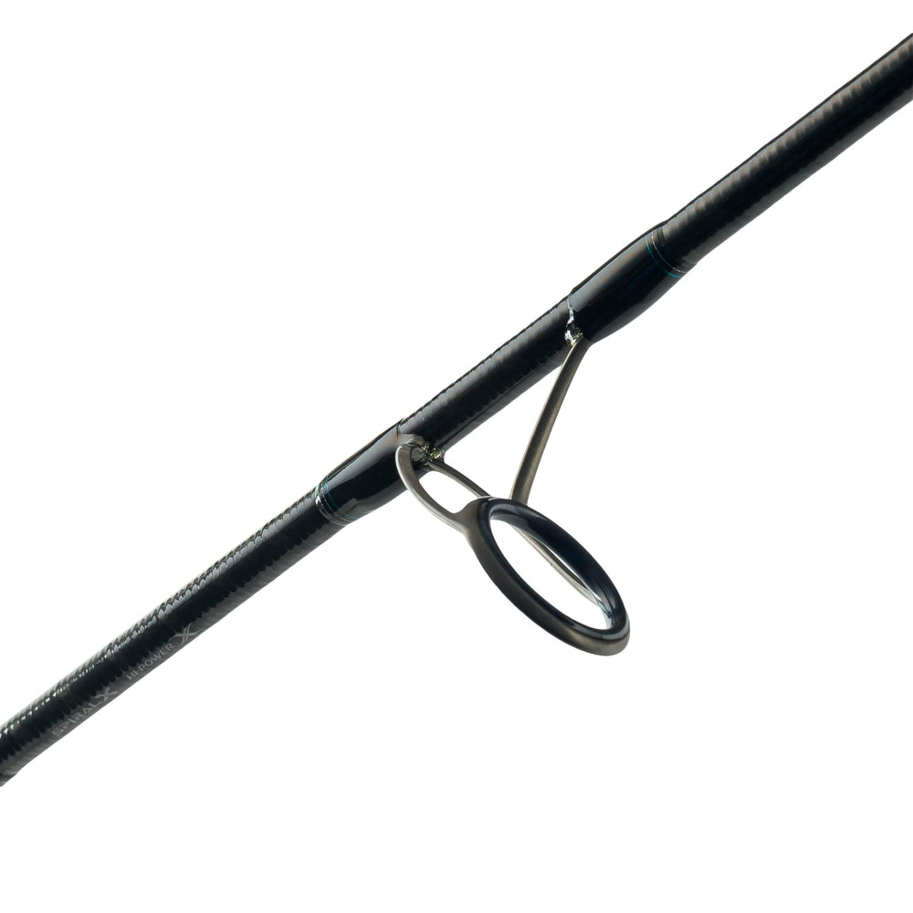 SHIMANO TERAMAR XX SE Spinning rod featuring FazLite Fuji K-frame guides for smooth line flow.