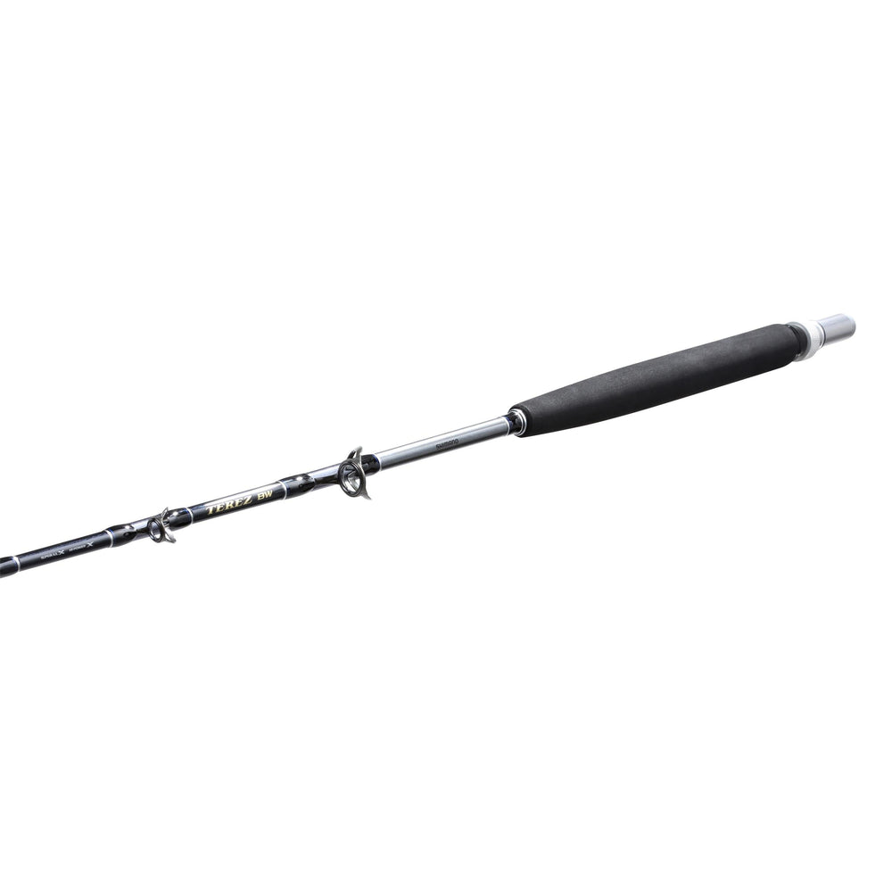 SHIMANO Terez BW Deep Drop in-use on boat demonstrates deep-water setup.
