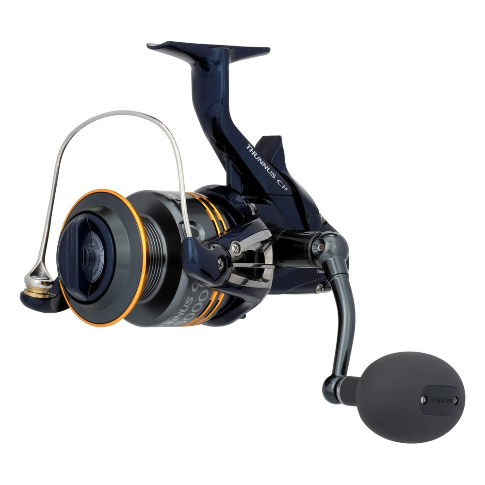 SHIMANO THUNNUS CI4 reel anatomy shows lightweight construction and corrosion resistance