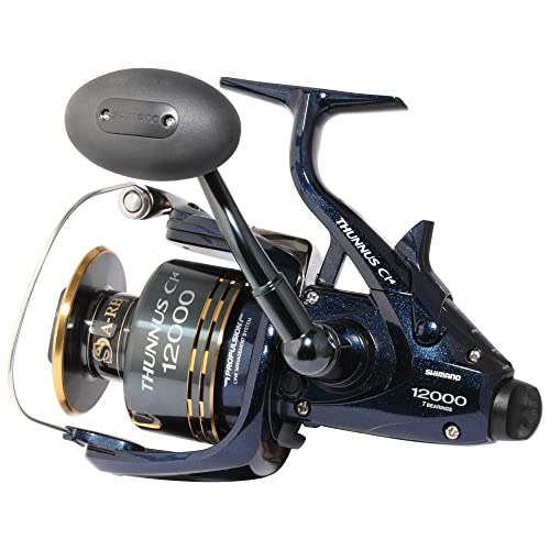 SHIMANO THUNNUS CI4 handle and spool close-up for confident cranking