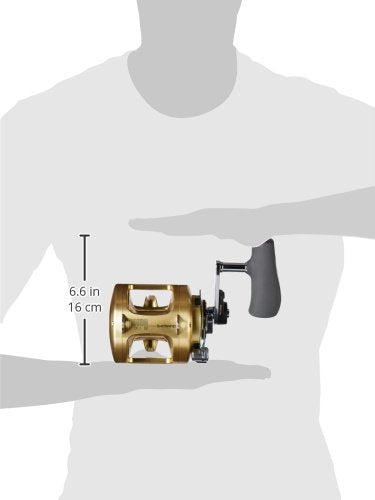 Shimano TIAGRA 30A Trolling 2SPD Cross Carbon Drag closeup reveals smooth response