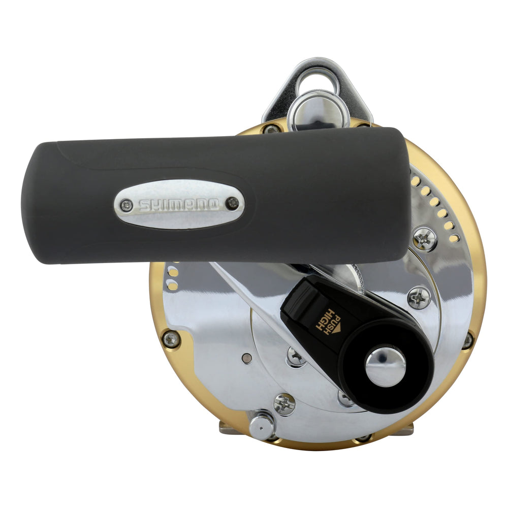 Shimano Tiagra 50A 2spd two-speed gear for versatile trolling setups.