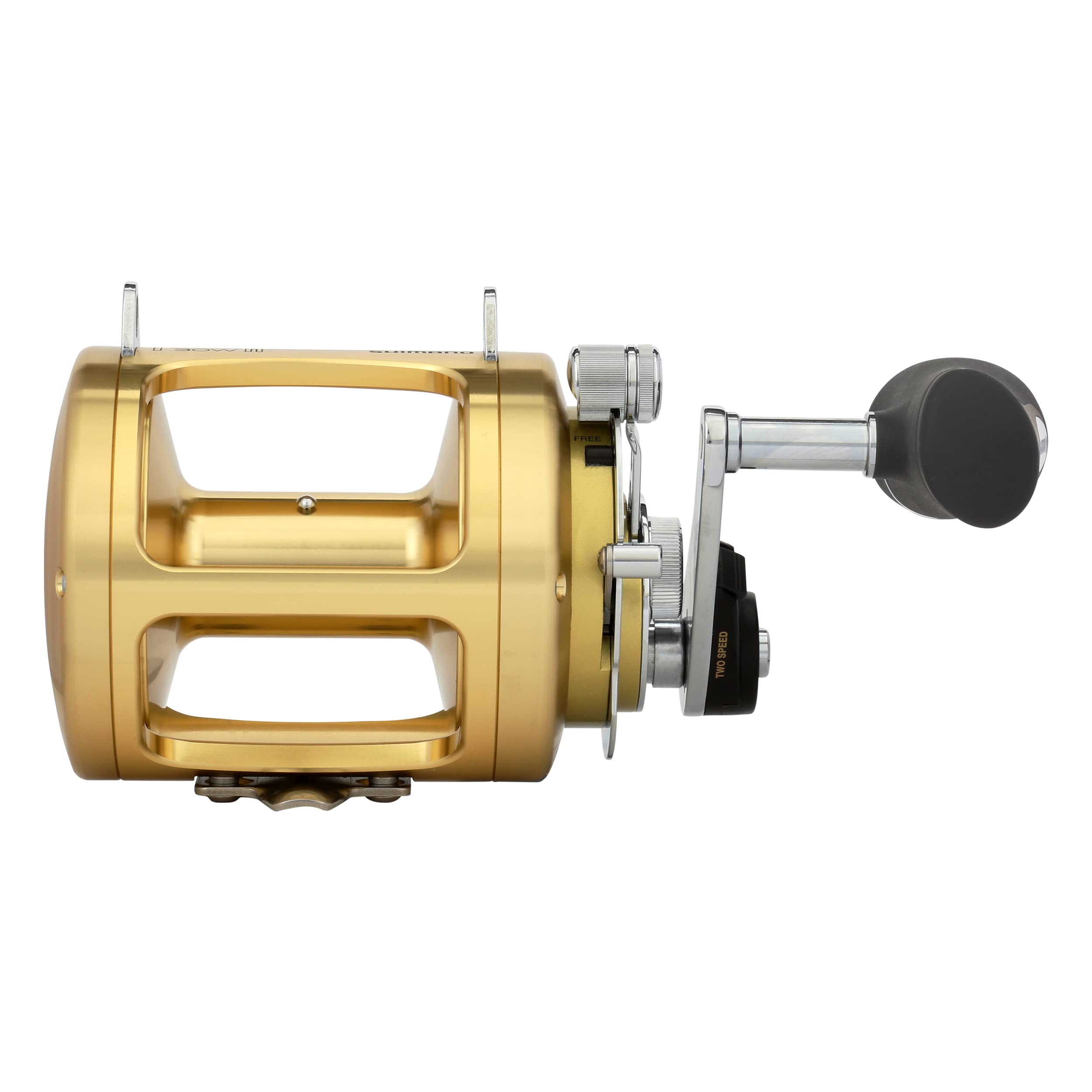 SHIMANO TIAGRA TI30WLRSA cross carbon drag enables confident stops under load.