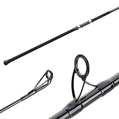 Shimano Tiralejo 9-6ft rod ready for long casts with PowerPro line.