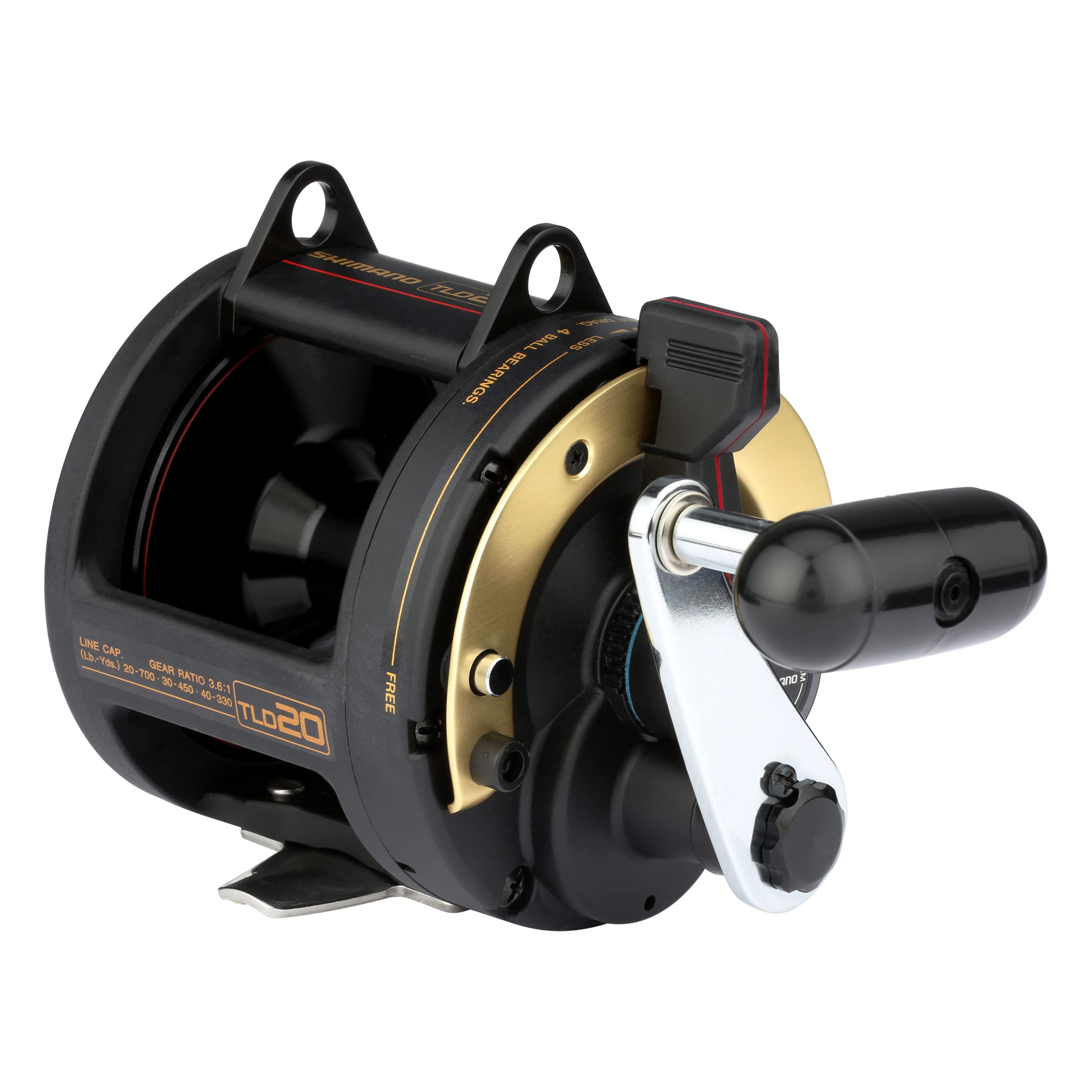 Shimano TLD20 conventional reel with handle
