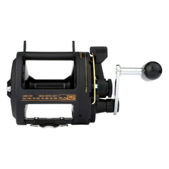 Shimano TLD25 aluminum spool for fast line release and casting control.