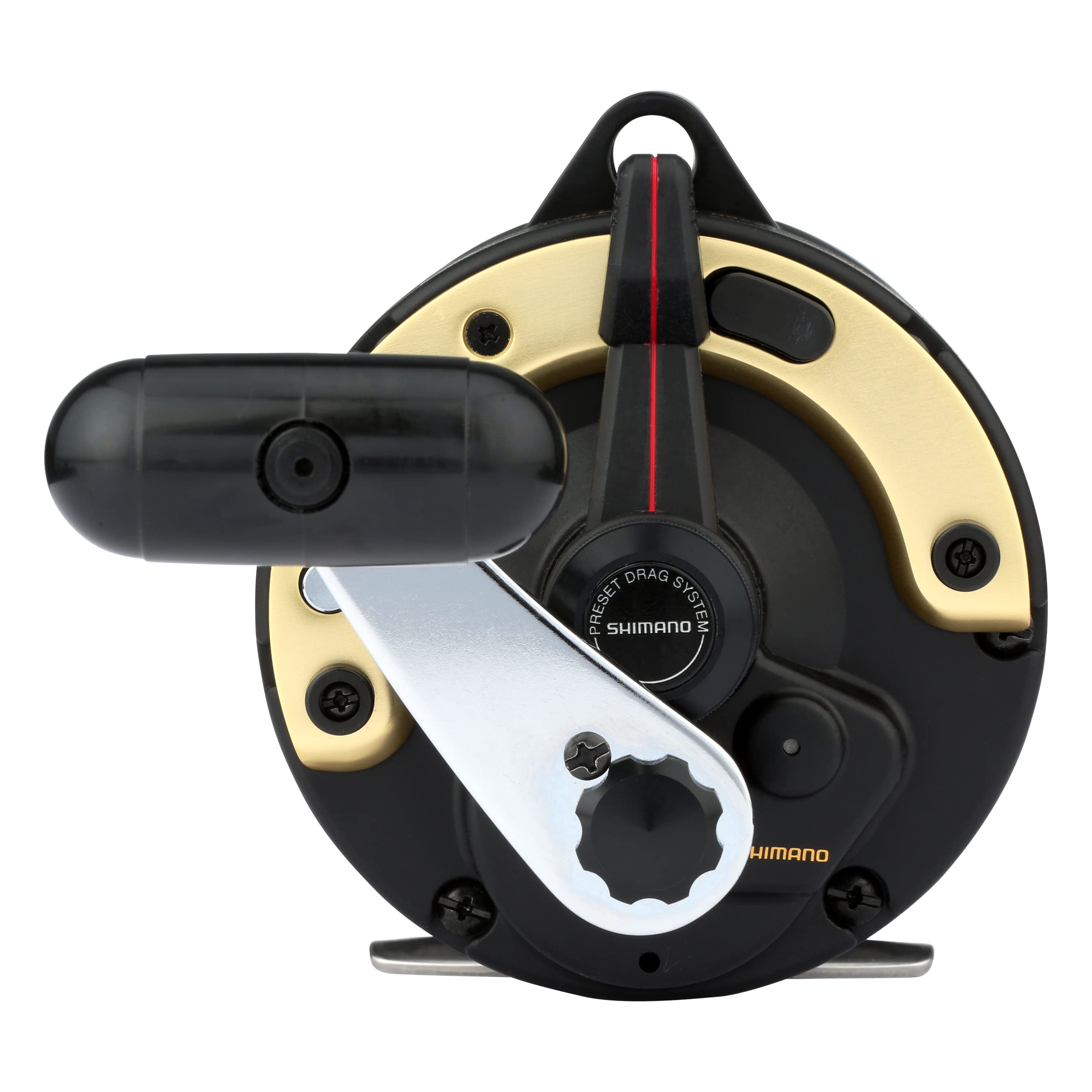 Shimano TLD25 stainless pinion gear and main shaft for reliable performance.
