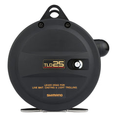 Shimano TLD25 stainless reel foot for secure, long-lasting mounting.