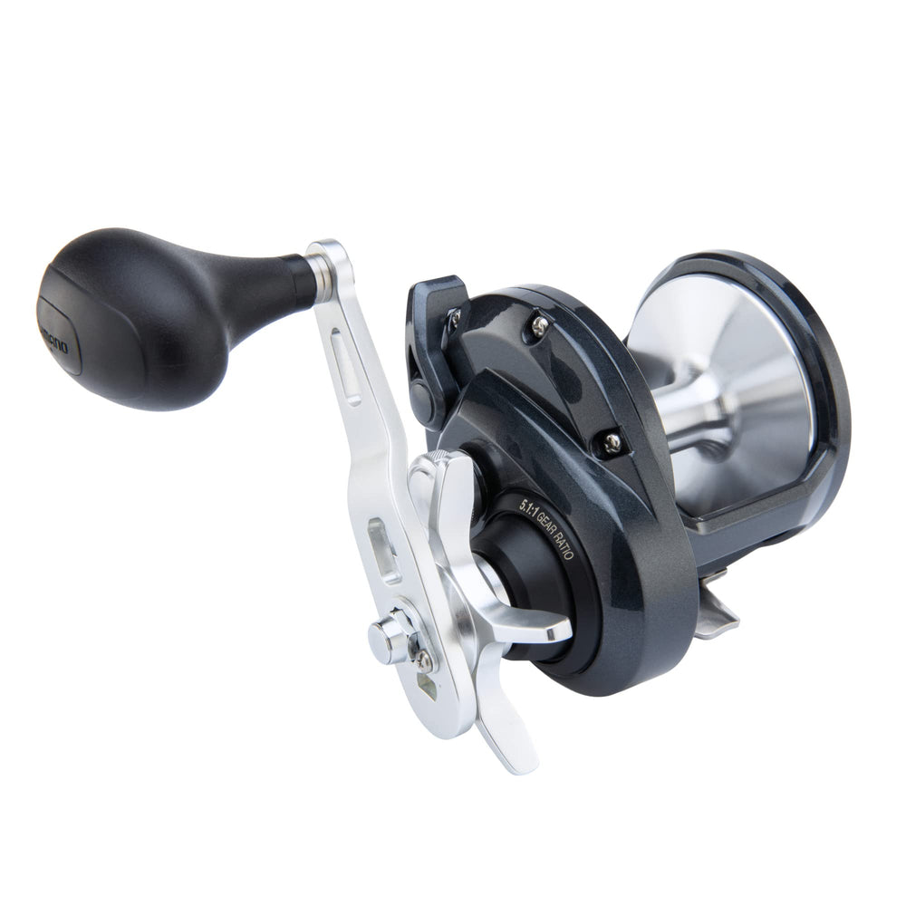 Shimano Tor30PGA retrieves lines at 34 inches per crank.