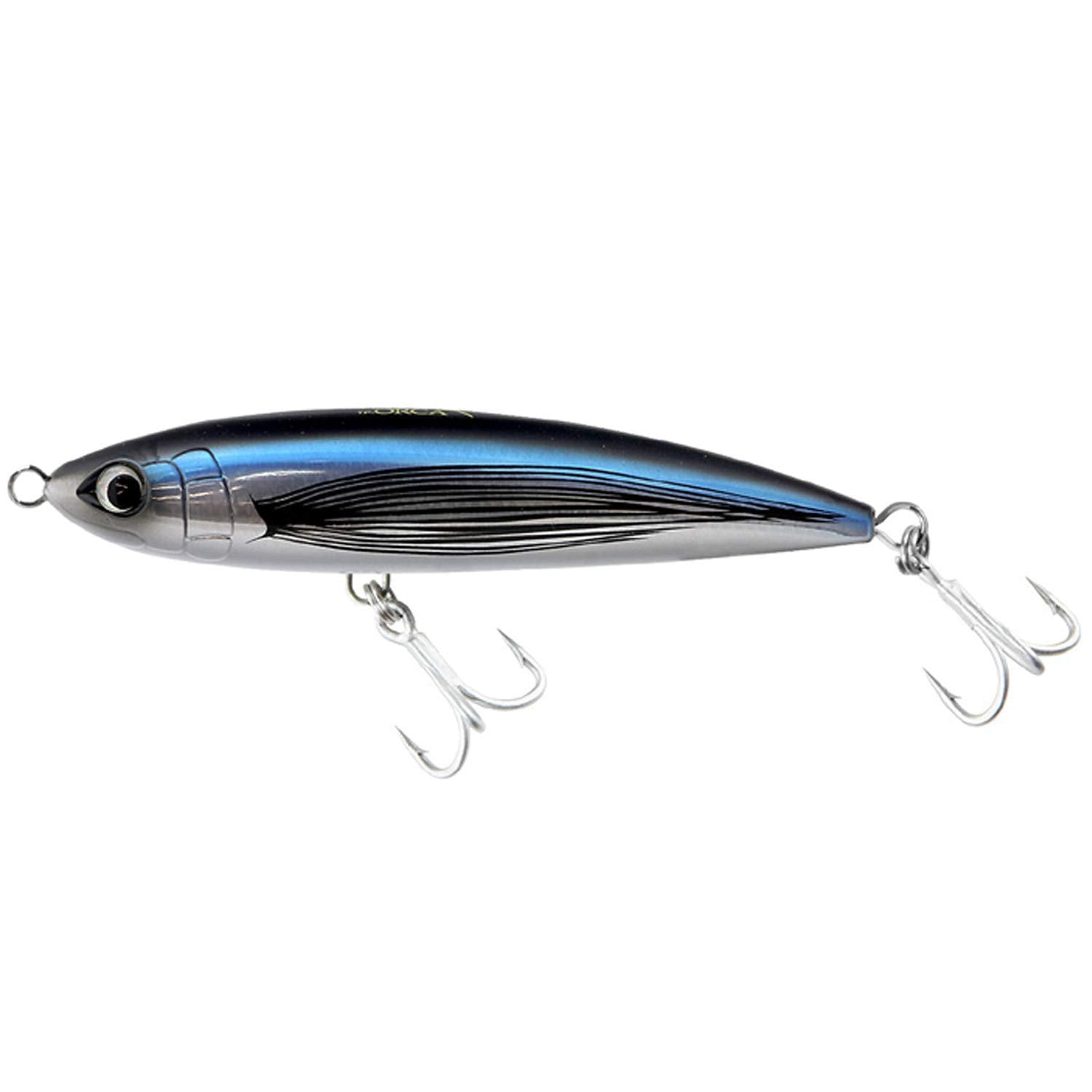 SHIMANO TP-ORCA ultra-sharp treble hooks for secure hookups.