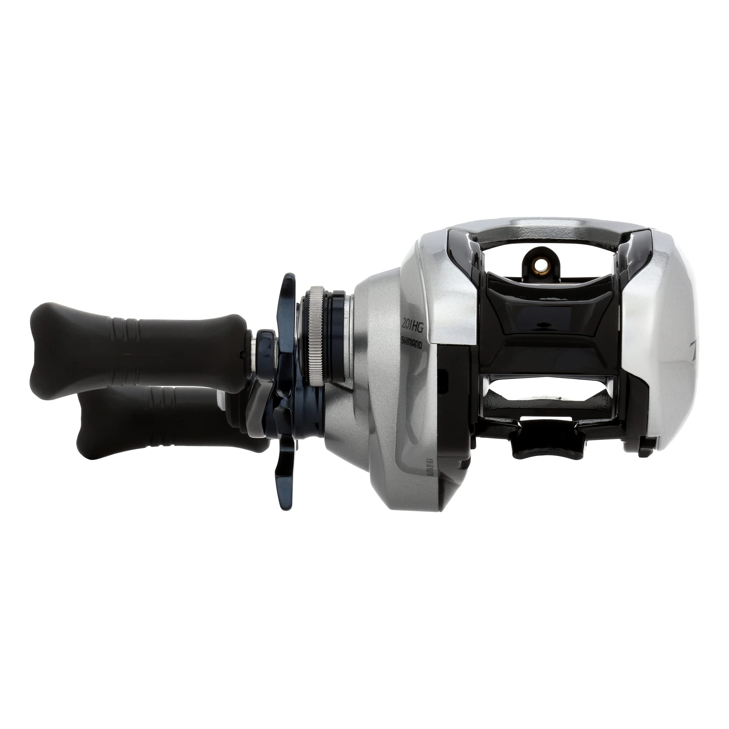 Shimano TRANX 200HG A B/C reel box side view