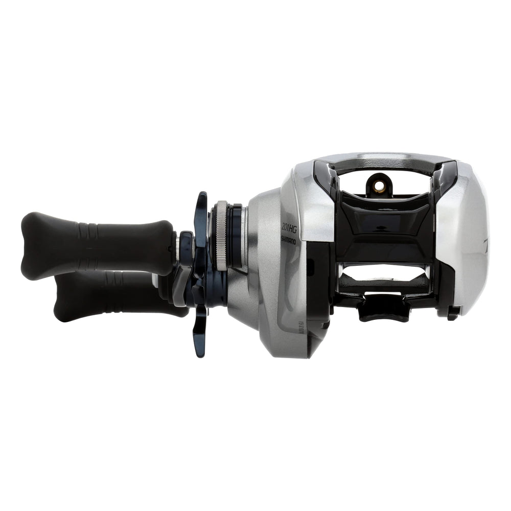 Shimano TRANX 200HG A B/C reel box side view