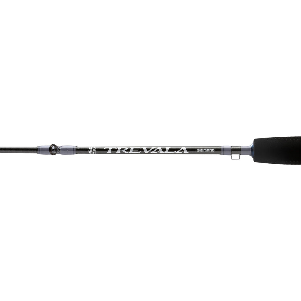 Fuji reel seat close-up on SHIMANO Trevala 66H CST B for secure mounting