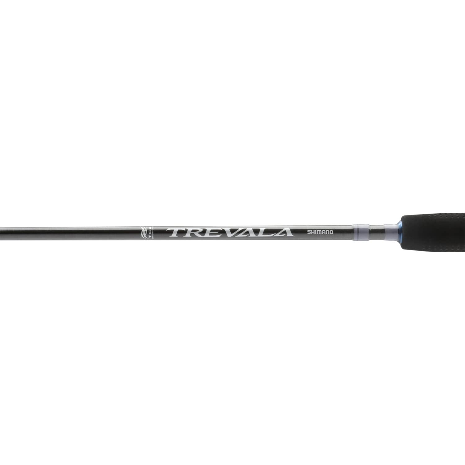 Shimano Trevala 66M with SeaGuide guides close-up shows durability and smooth line flow.