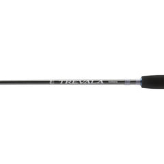 Shimano Trevala 66M with SeaGuide guides close-up shows durability and smooth line flow.