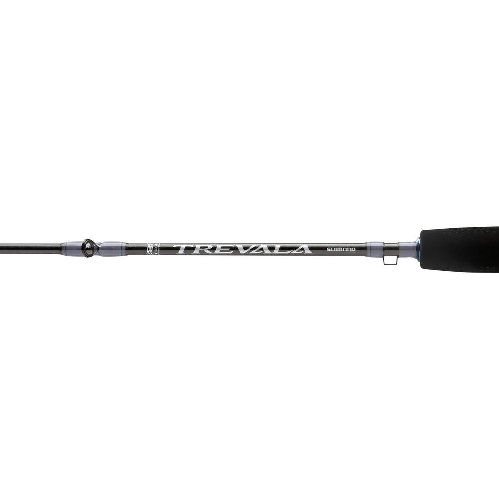 SHIMANO Trevala XXH CST B action close-up showing fast tip for quick lure response.