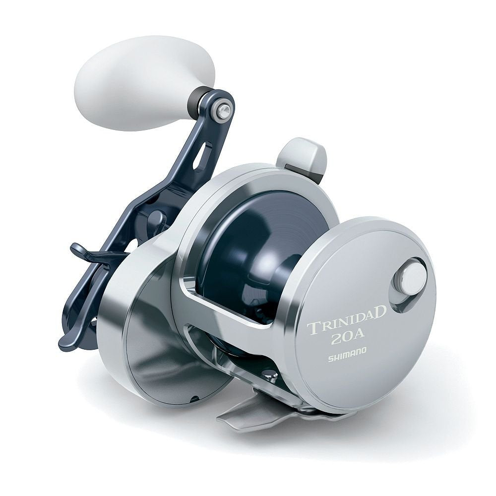 Shimano Trinidad 20A reel: premium conventional reel with smooth freespool for saltwater fishing