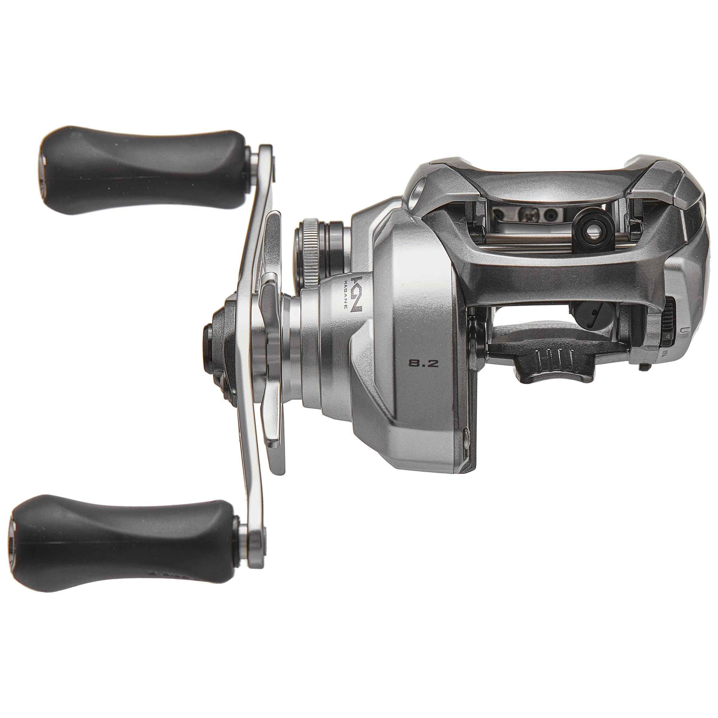 Shimano TRX150XGA front view showing compact body for comfortable palm grip