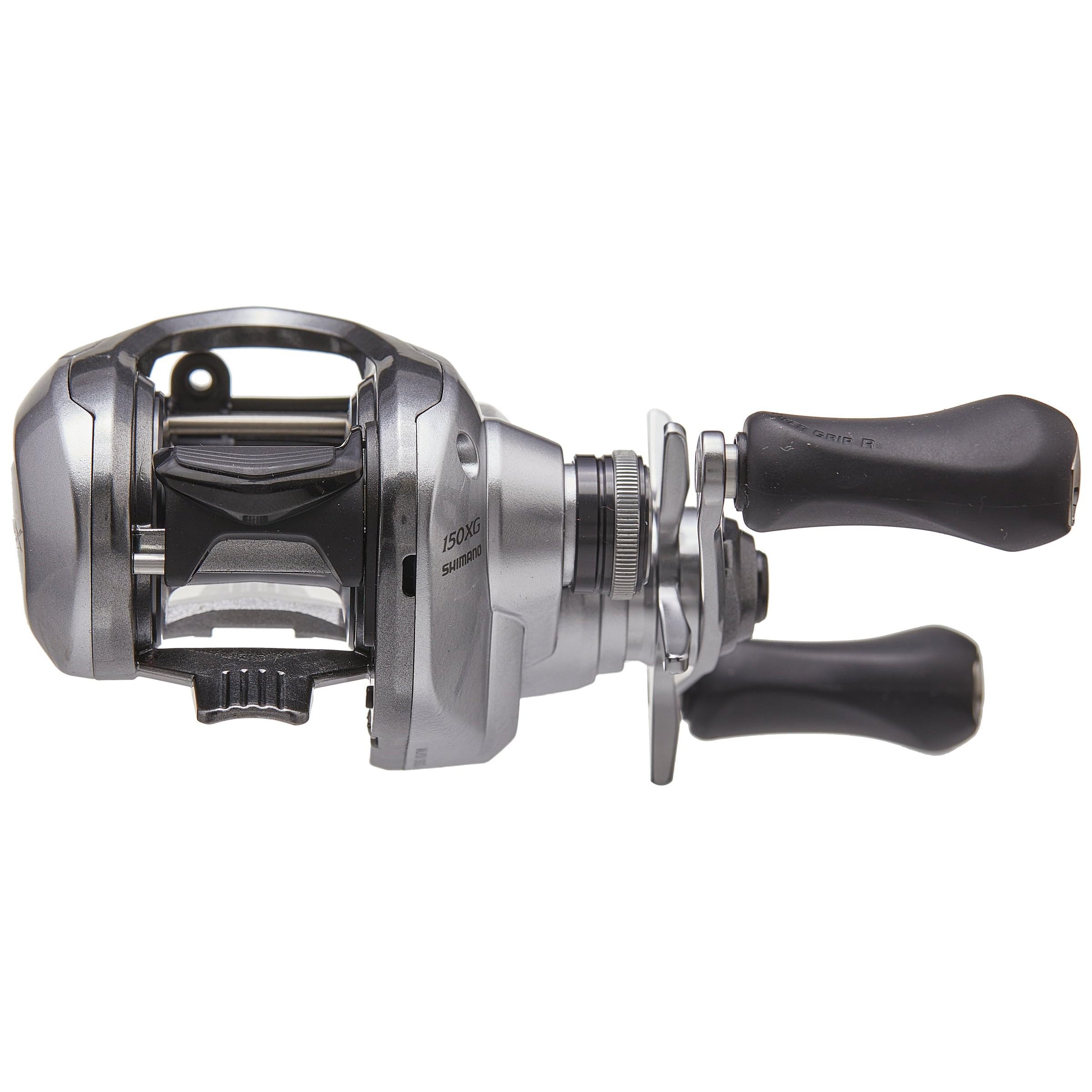 Shimano TRX150XGA side view highlights smooth drag performance for precise retrieves