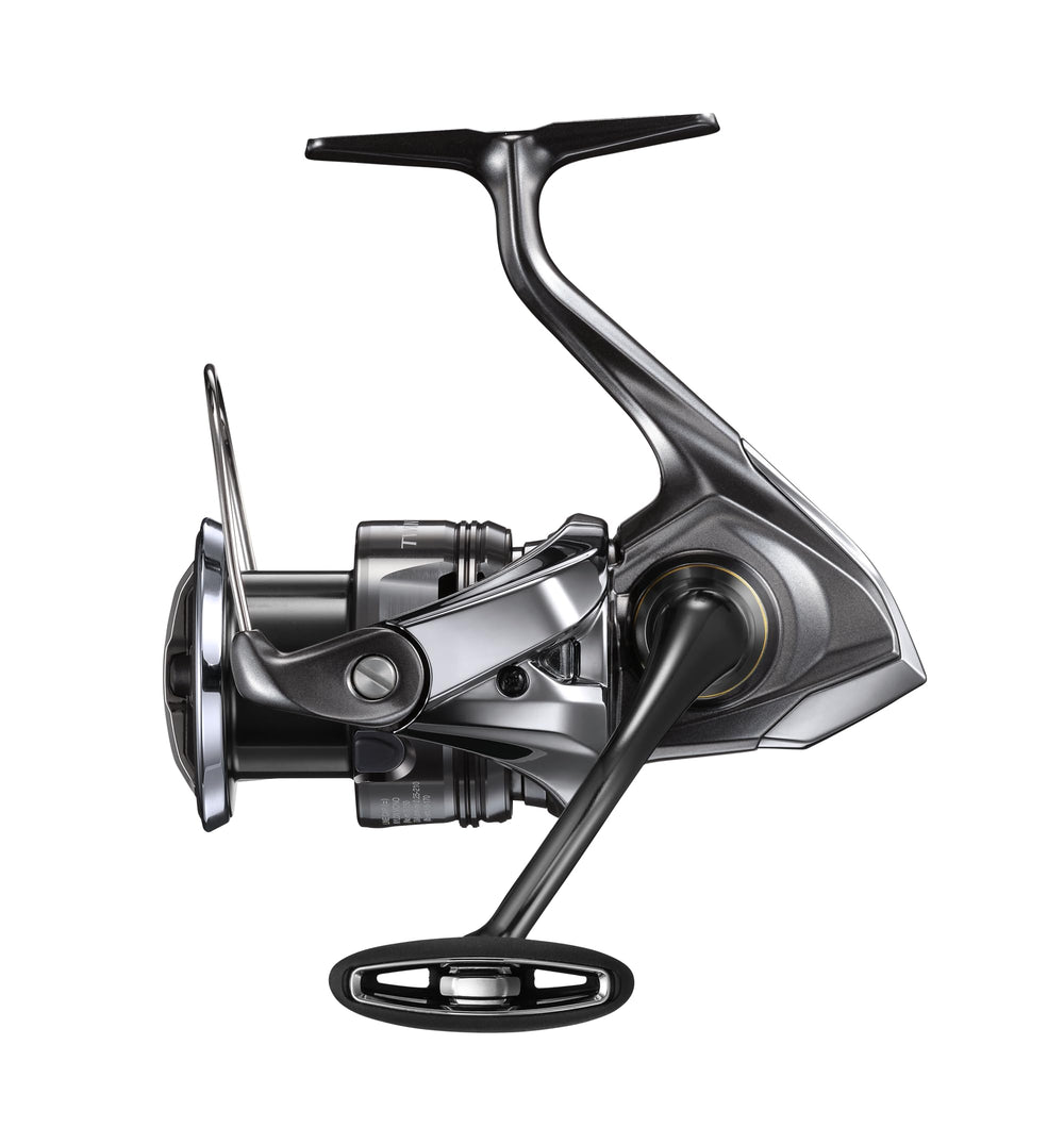 Shimano TwinPower FE front view shows rigid CoreSolid body for responsive power and casting control