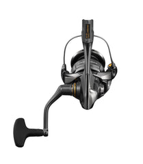 Shimano TWINPOWER FE Infinity Drive close-up demonstrates smoother winding under load.
