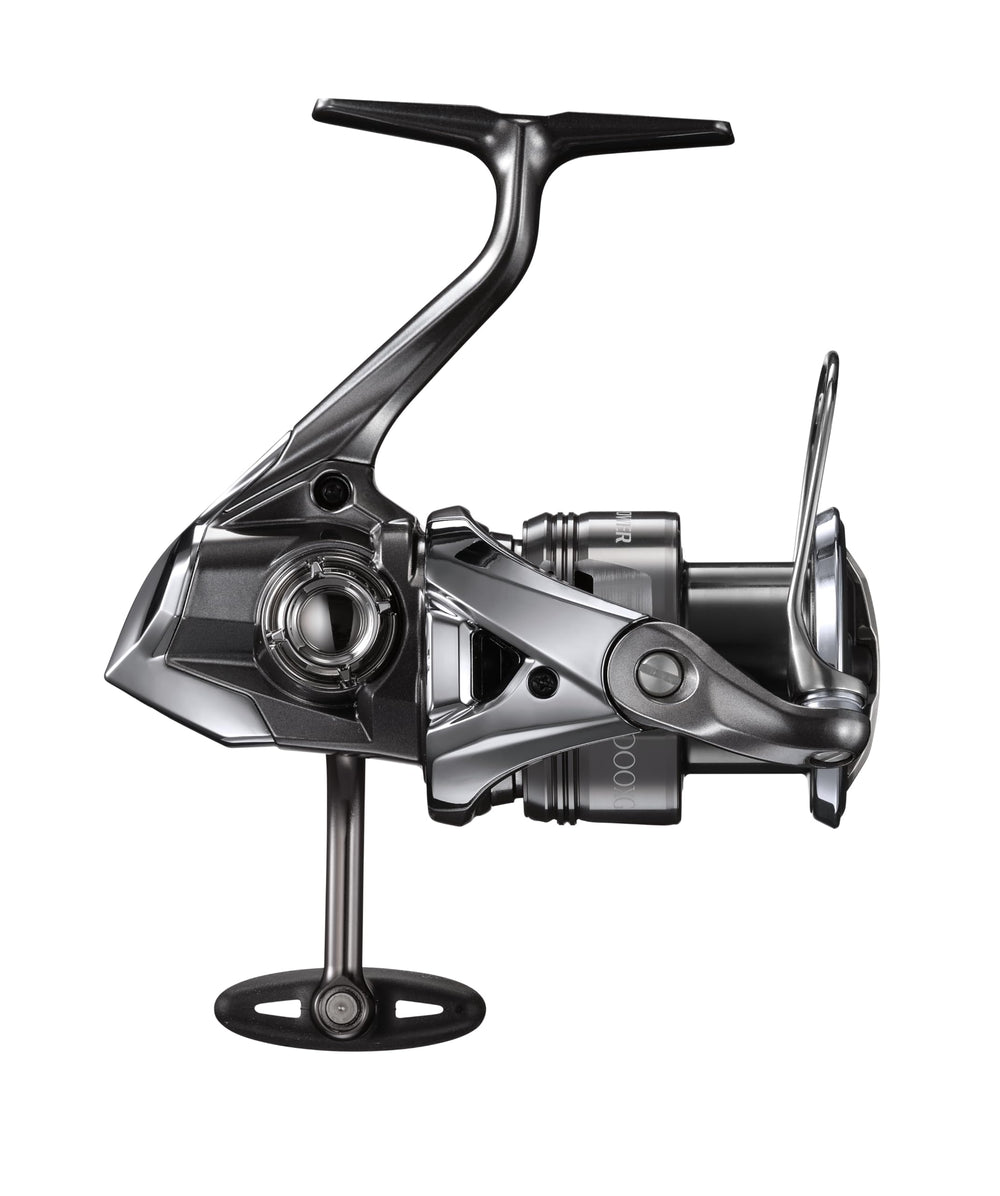 Shimano TWINPOWER FE InfinityLoop casting pattern aims to reduce line friction.