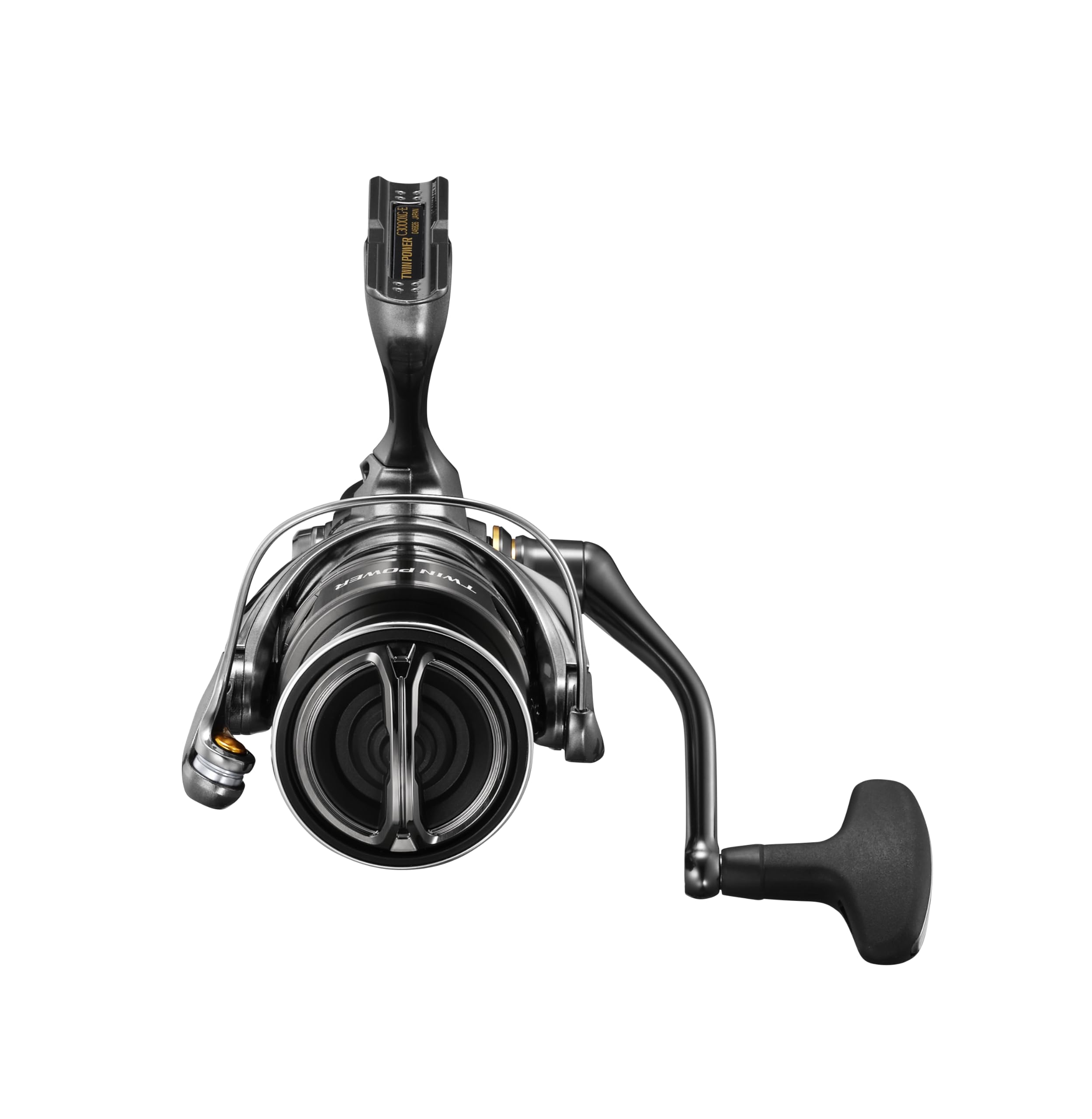 Shimano TWINPOWER FE InfinityXcross cross-section indicates durable, precise gear engagement.
