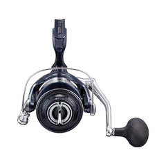 Shimano TwinPower SW C Hagane body, rigid aluminum core boosts longevity.