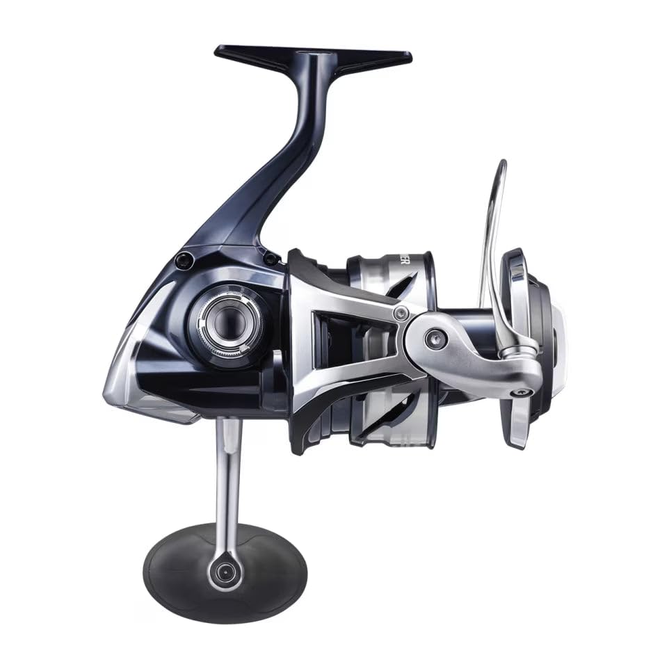 Shimano TwinPower SW C side profile, balanced handling for steady retrieves.