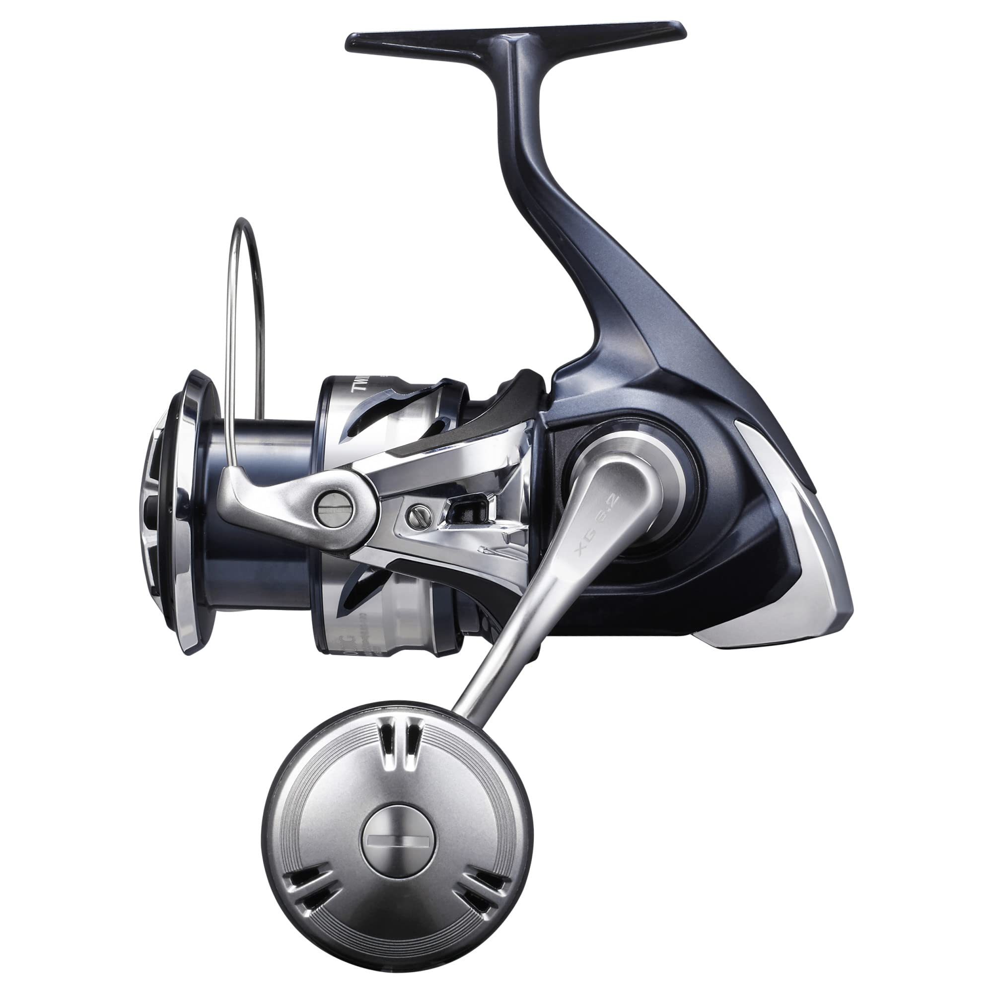 SHIMANO TWINPOWER SW C reel spool with Infinity Drive for smooth retrieves.