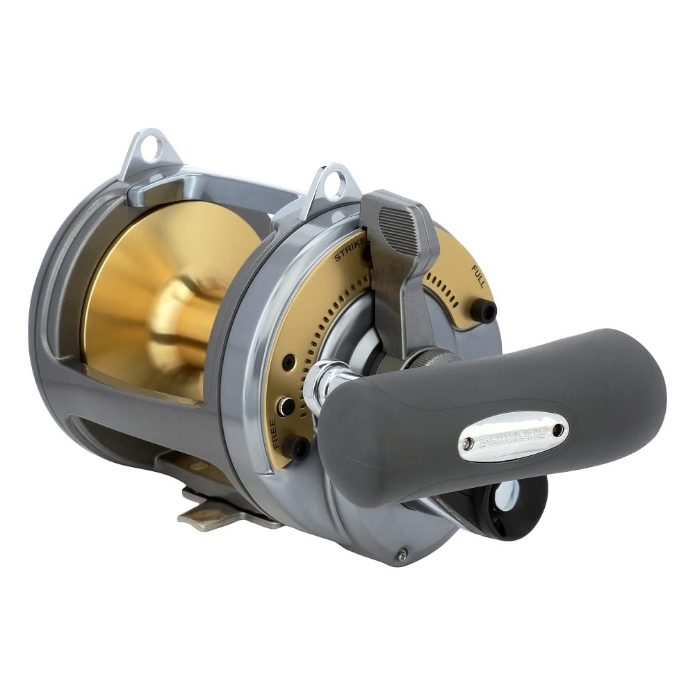 Shimano TYRNOS II gear layout and spool alignment for reliable trolling performance