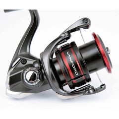 Shimano Vanford 2500 side profile reel shows sleek form for smooth rotation