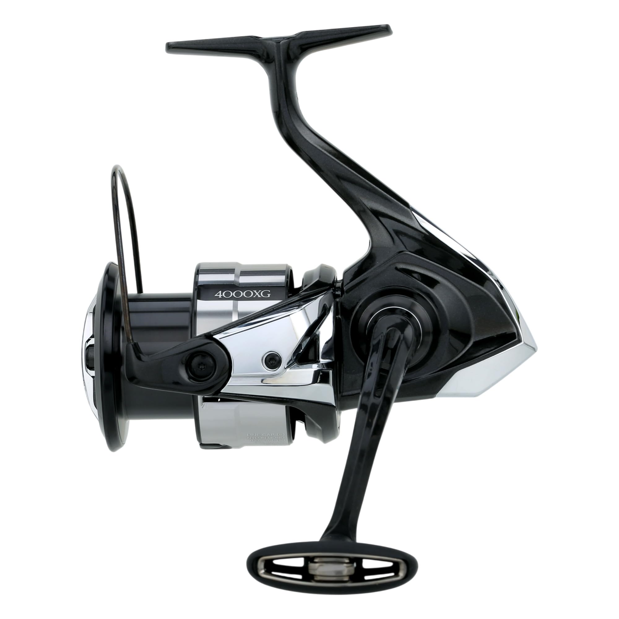 Shimano Vanquish VQ4000XGC rotor close-up shows lightweight MGL rotor for sensitivity