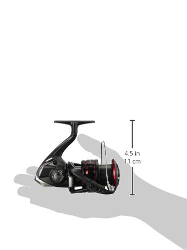 Shimano VF4000XGF Vanford F in hand shows compact design for surf fishing.