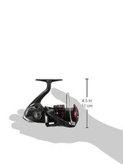 Shimano VF4000XGF Vanford F in hand shows compact design for surf fishing.