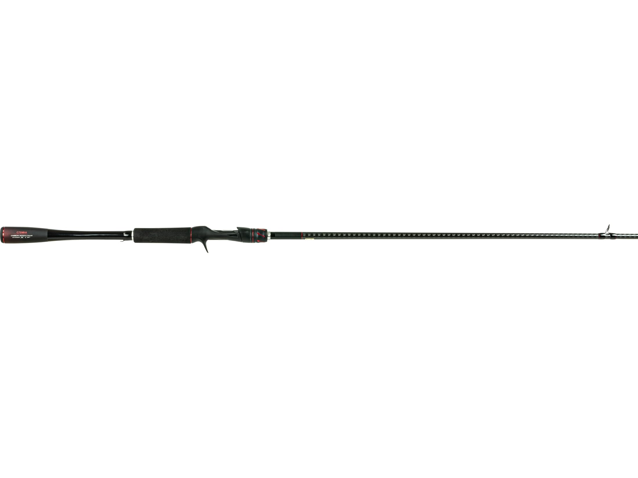 Shimano ZODIAS 70 freshwater bass rod with carbon monocoque grip for enhanced sensitivity.