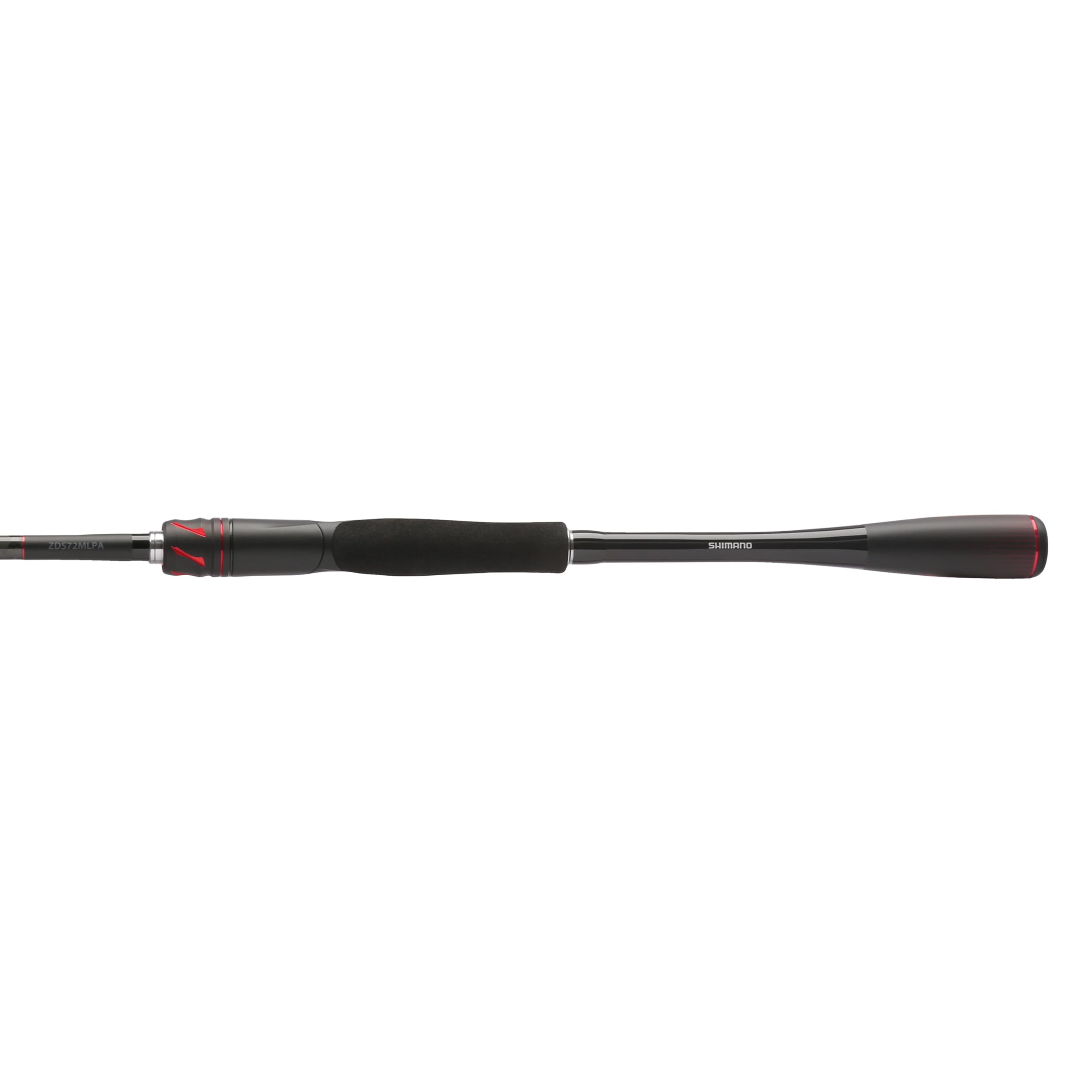 SHIMANO ZODIAS 72 ML PLUS SPN A rod action view showing flexible tip