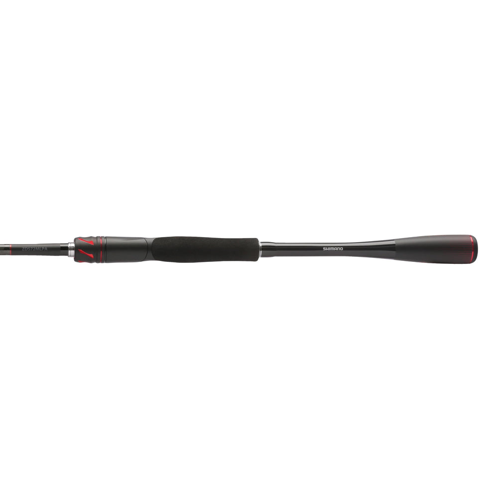 SHIMANO ZODIAS 72 ML PLUS SPN A rod action view showing flexible tip