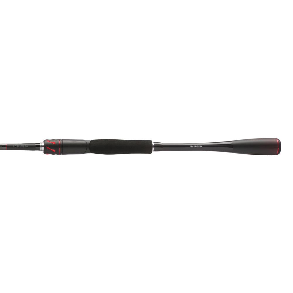 SHIMANO ZODIAS 72 ML PLUS SPN A rod side view for freshwater bass casting