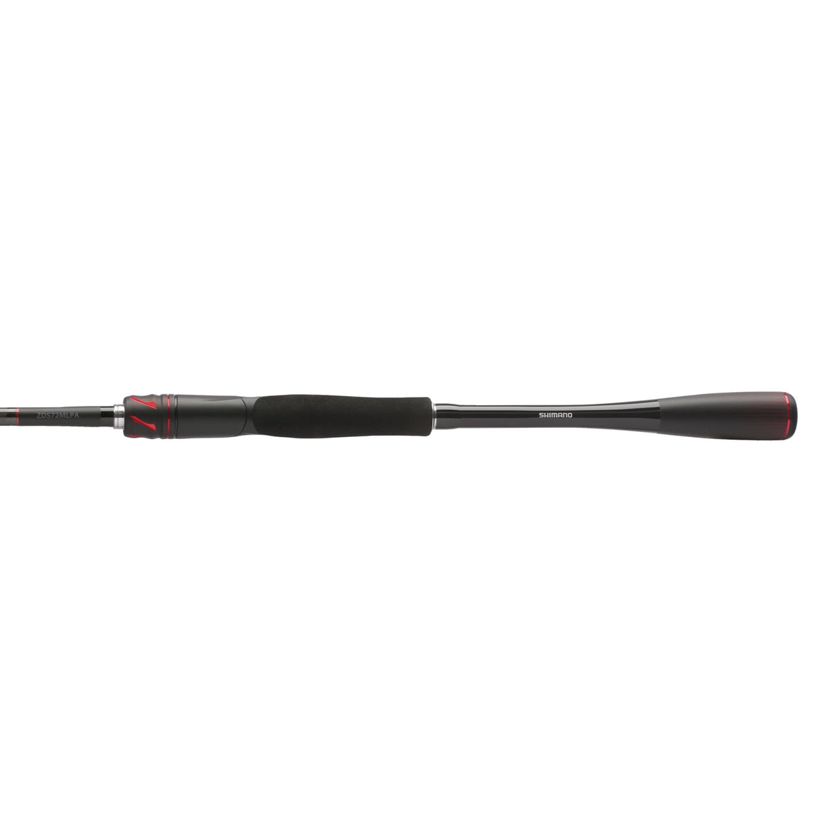SHIMANO ZODIAS 72 ML PLUS SPN A rod side view for freshwater bass casting